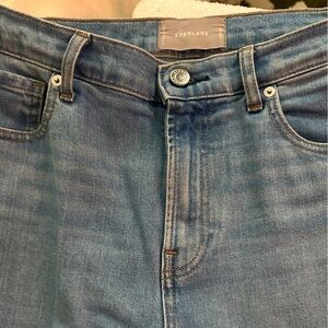 Everlane light wash skinny ankle jeans for sale!